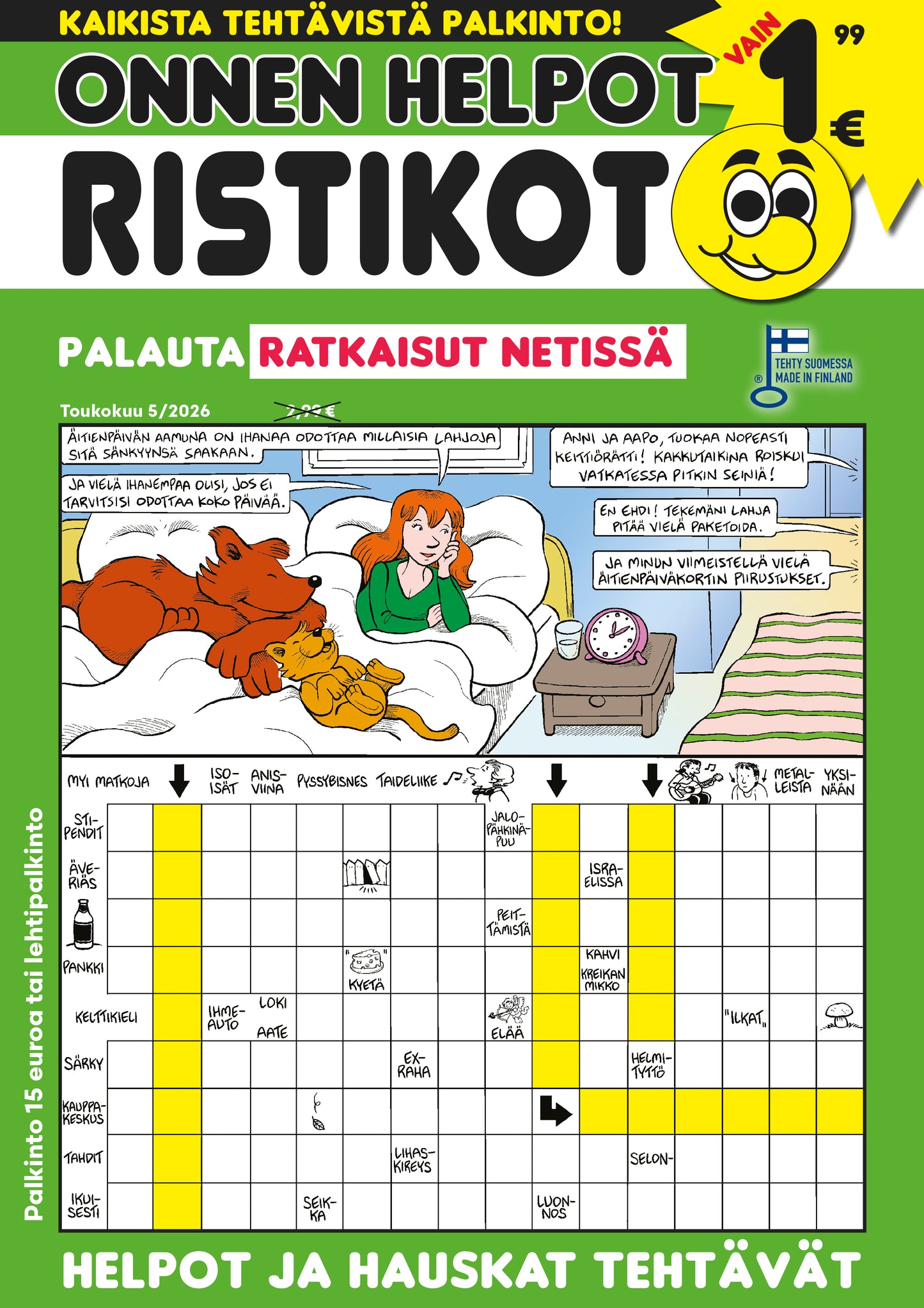 Onnen Helpot Ristikot | Vuositilaus