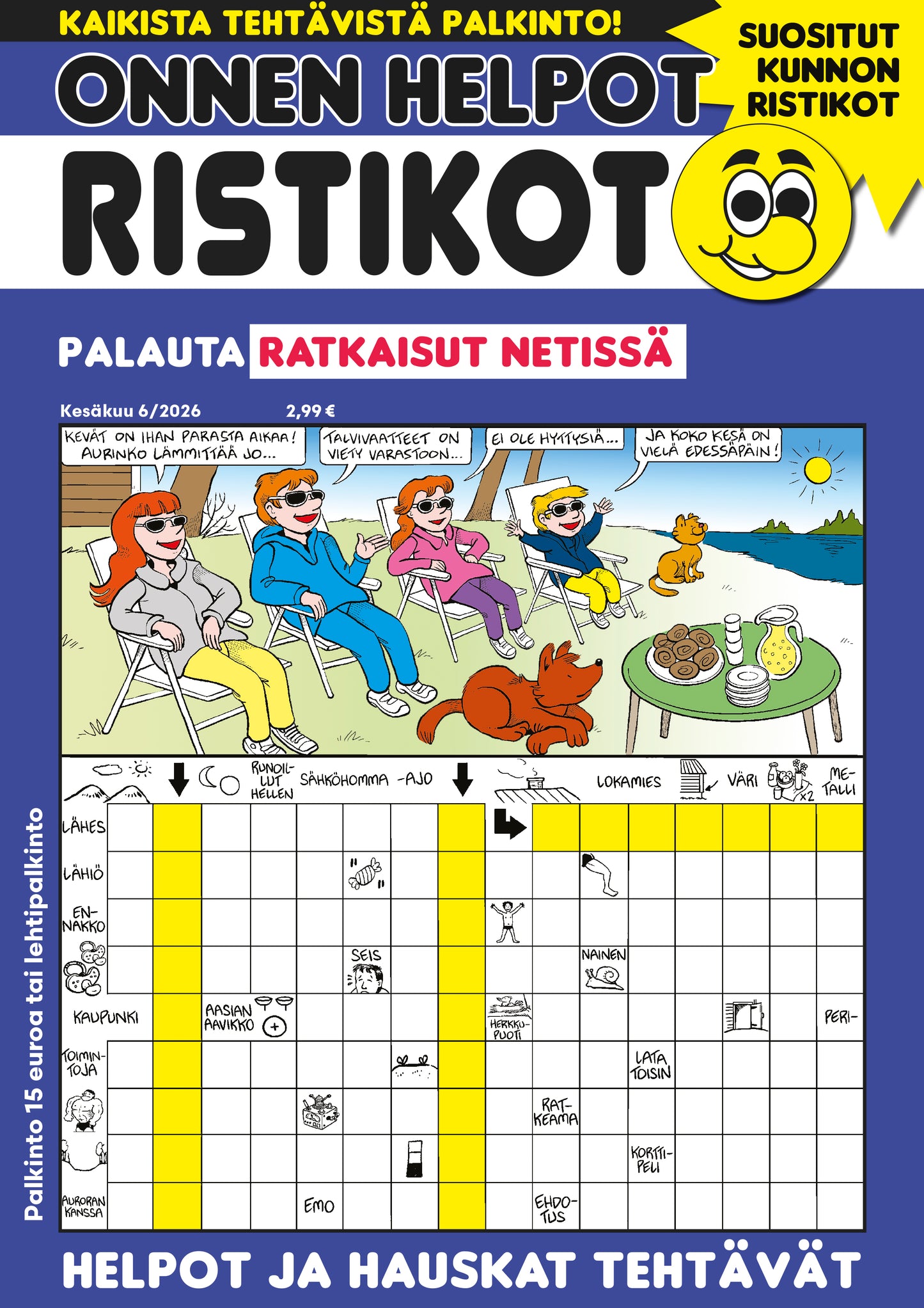 Onnen Helpot Ristikot | Vuositilaus