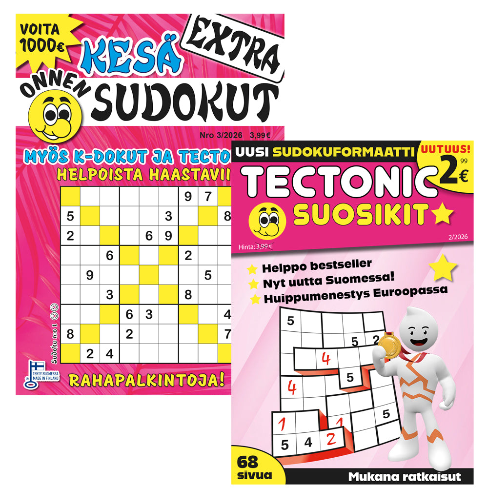 Onnen Sudokut Extra | Vuositilaus