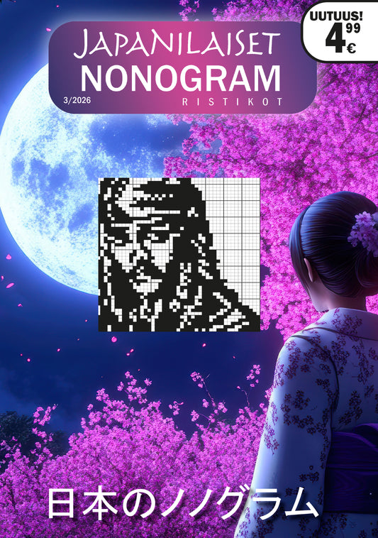Japanilaiset Nonogram Ristikot  | Vuositilaus