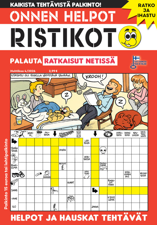 Onnen Helpot Ristikot | Vuositilaus