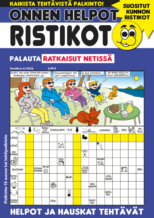 Onnen Helpot Ristikot | Vuositilaus