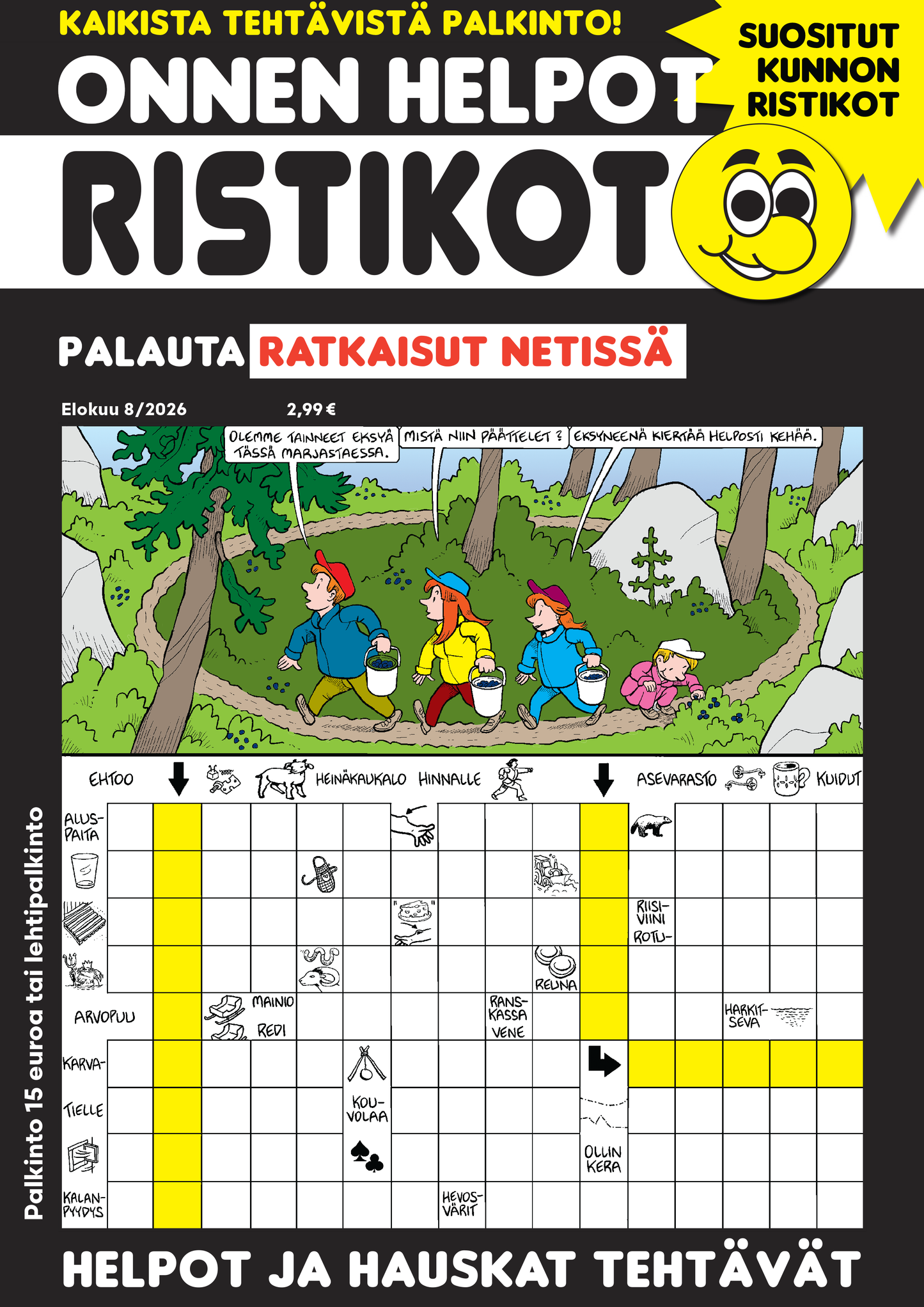 Onnen Helpot Ristikot | Vuositilaus