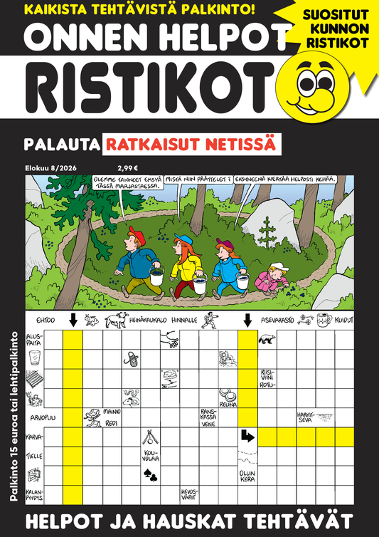 Onnen Helpot Ristikot | Vuositilaus