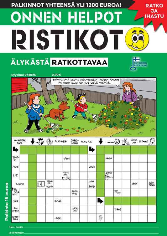 Onnen Helpot Ristikot | Vuositilaus