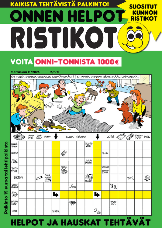 Onnen Helpot Ristikot | Vuositilaus