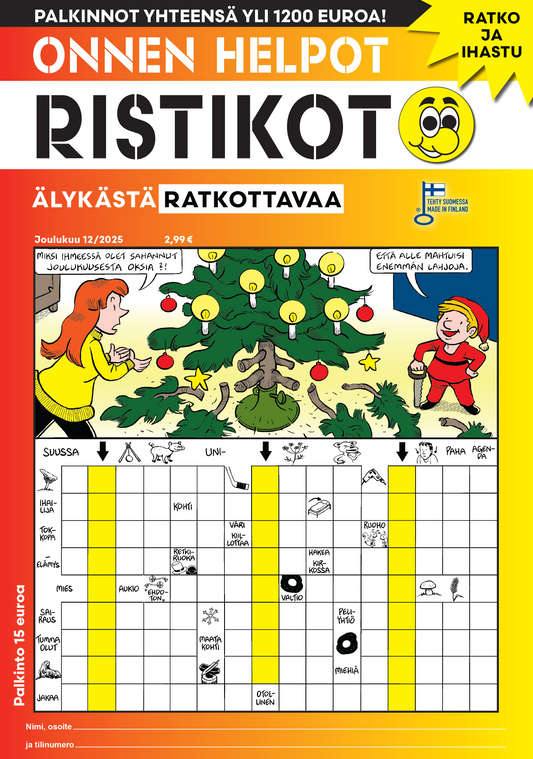 Onnen Helpot Ristikot | Vuositilaus