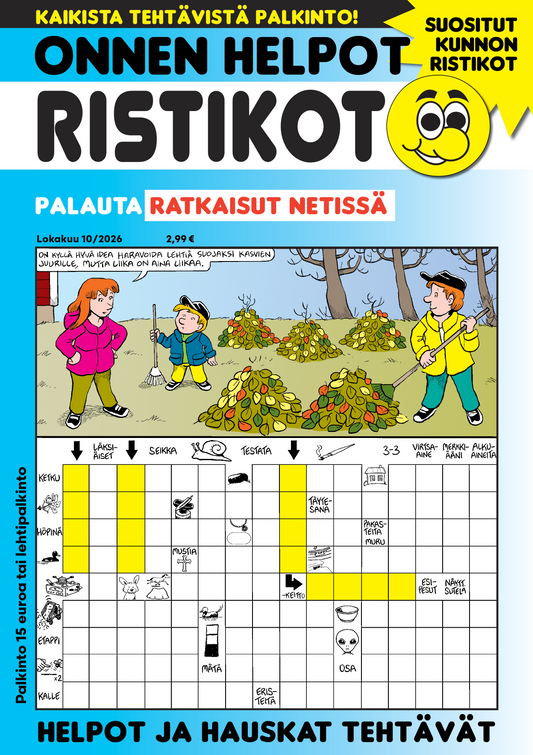 Onnen Helpot Ristikot | Vuositilaus