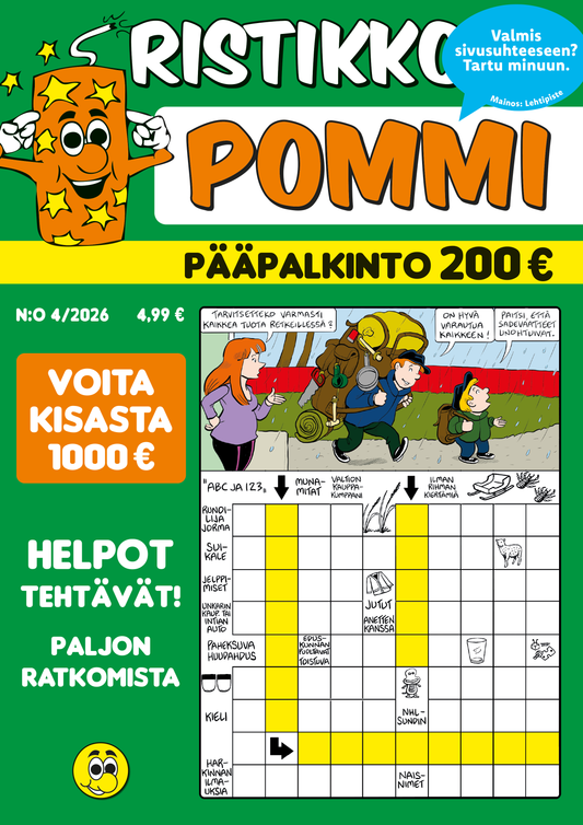 Ristikko Pommi  | Vuositilaus