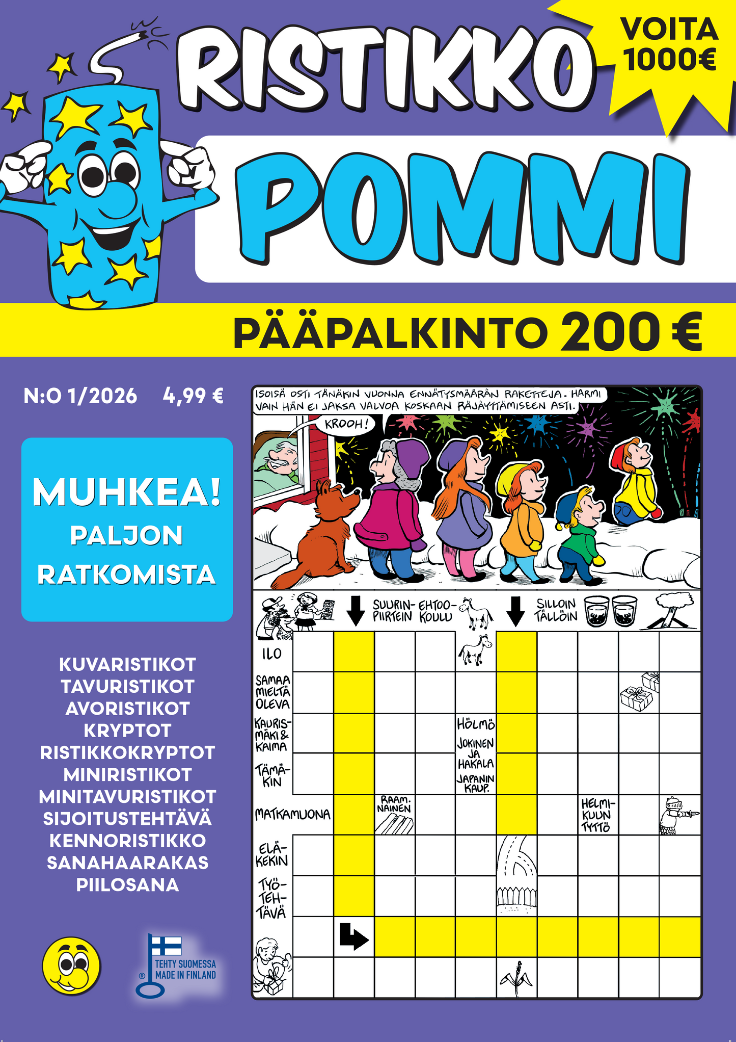 Ristikko Pommi  | Vuositilaus