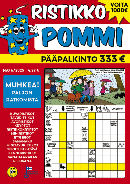 Ristikko Pommi  | Vuositilaus