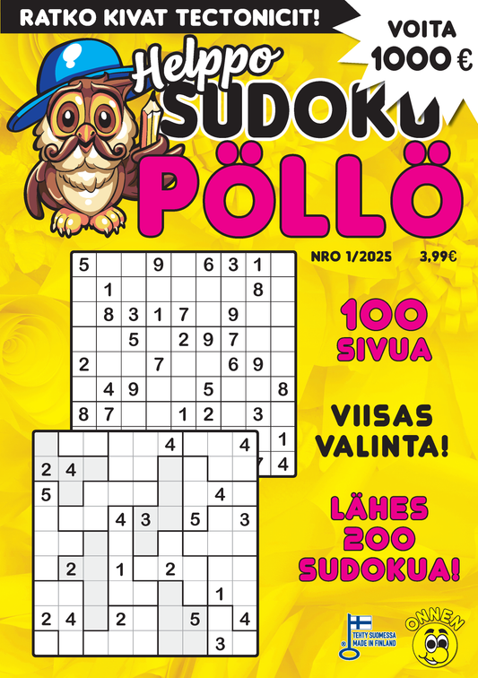 Sudoku Pöllö 01-2025