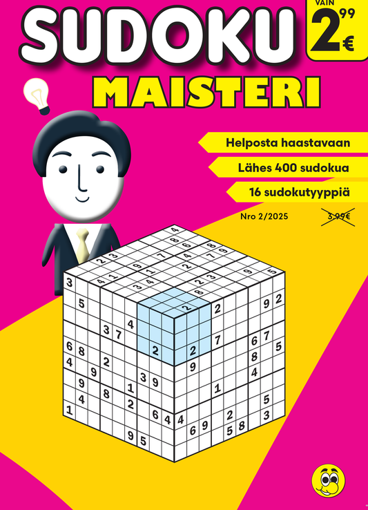 Sudokumaisteri 02-2025