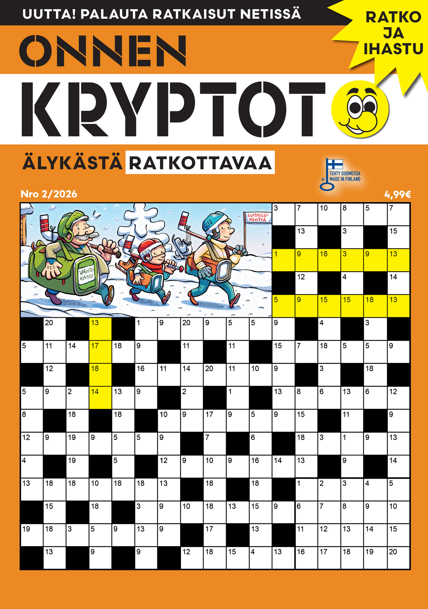 Onnen Kryptot  | Vuositilaus