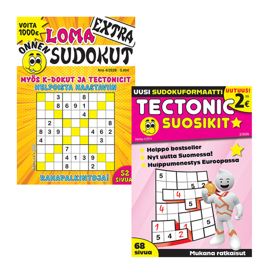 Onnen Sudokut Extra  | Vuositilaus